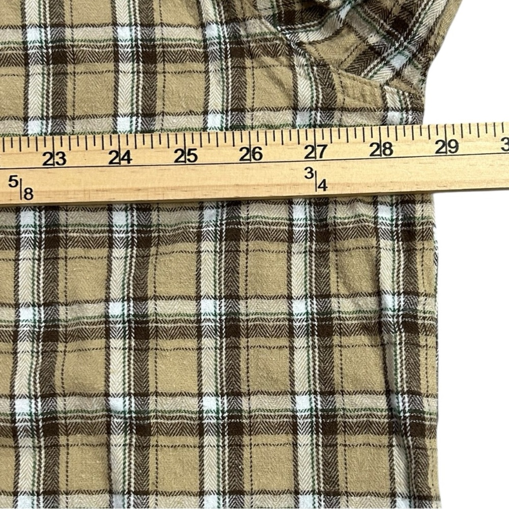 Ivy Crew Men’s Long Sleeve Flannel Plaid Button Down Shirt Sz 3XL - Picture 3 of 5